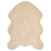 Vidaxl nep schapenvacht tapijt tafalla beige 80 x 120 cm polyester