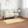 Vidaxl nep schapenvacht tapijt tafalla crème 60 x 110 cm polyester