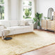 Vidaxl nep schapenvacht tapijt tafalla crème 200 x 280 cm polyester