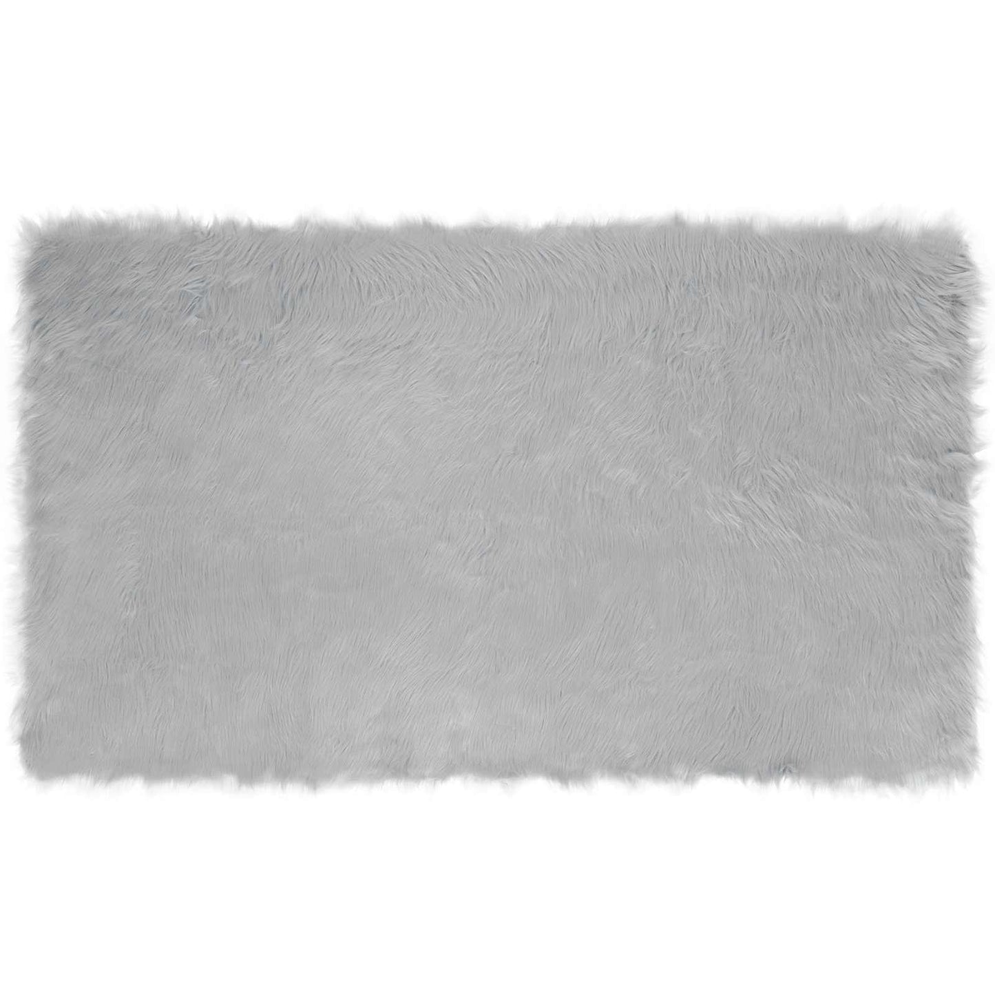 Vidaxx tappeto in finta pelle di pecora tafalla grigio 100 x 200 cm poliestere