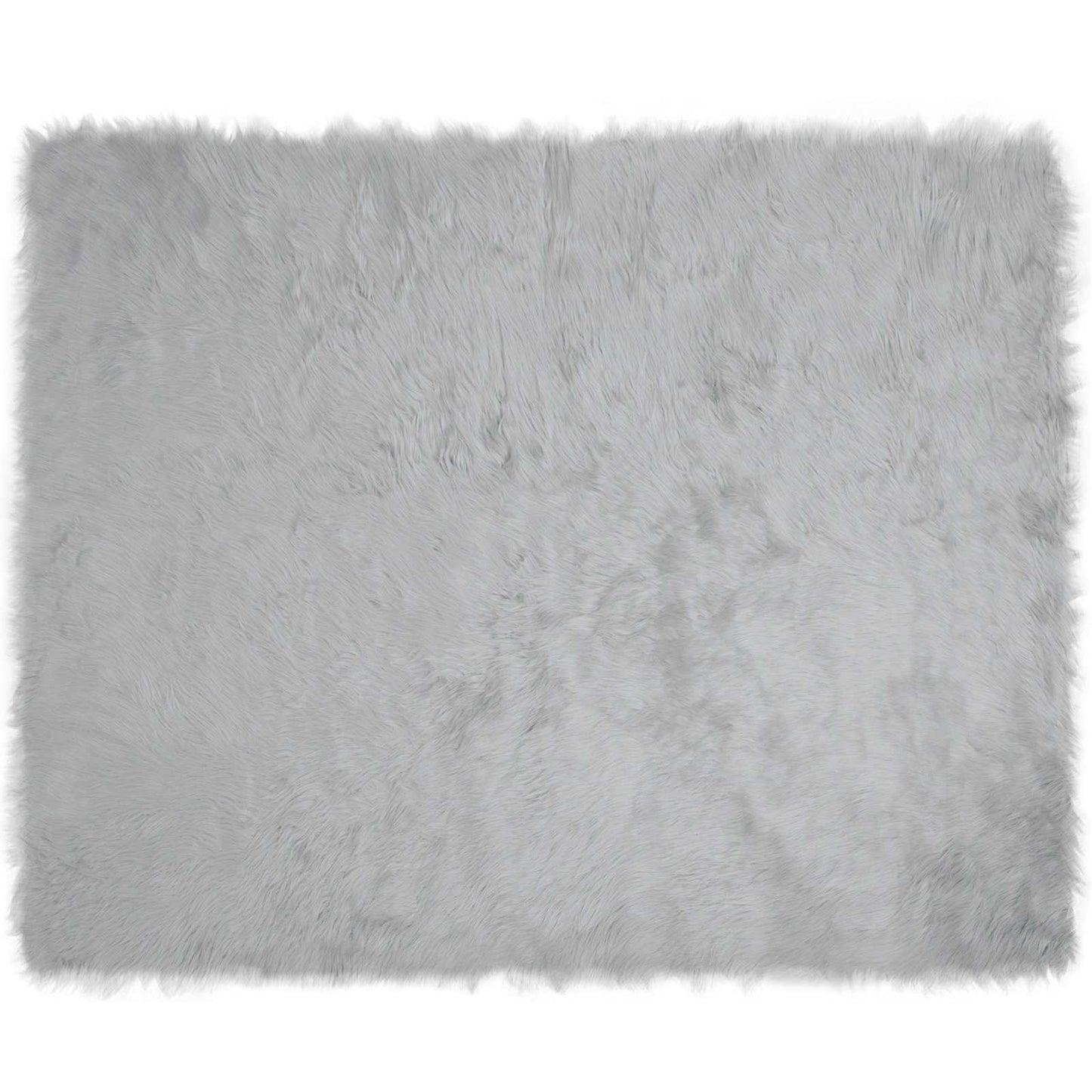 Vidaxx tappeto in finta pelle di pecora tafalla grigio 200 x 280 cm poliestere