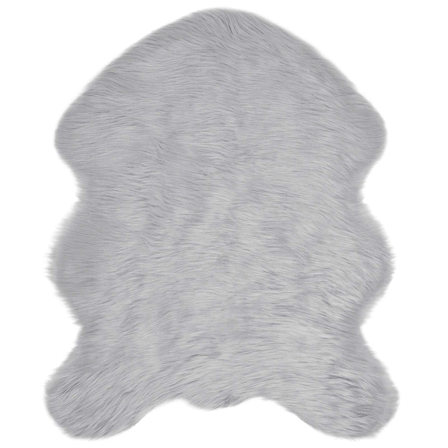 Vidaxx tappeto in finta pelle di pecora tafalla grigio 50 x 80 cm poliestere