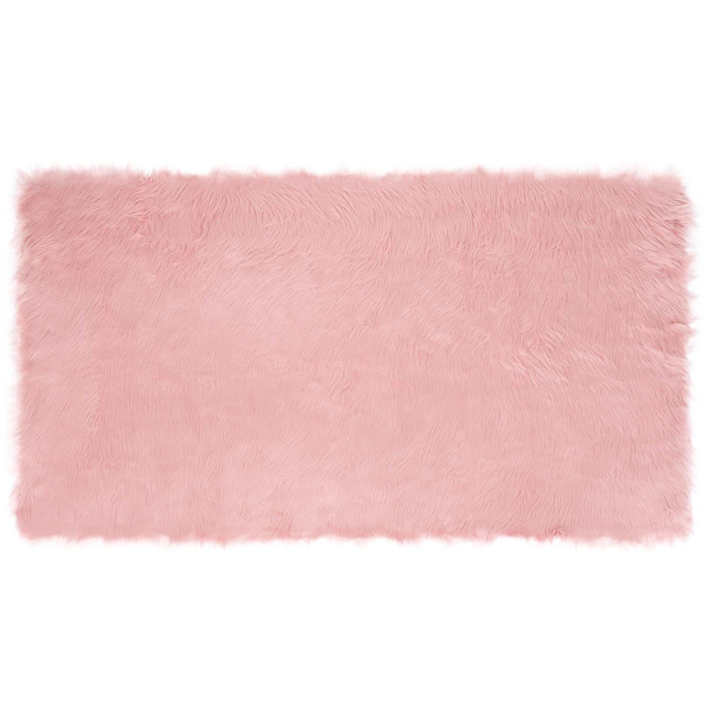 VidaXL tappeto in finta pelle di pecora tafalla rosa 60 x 110 cm in poliestere
