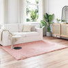 Vidaxx tappeto in finta pelle di pecora tafalla rosa 120 x 170 cm poliestere