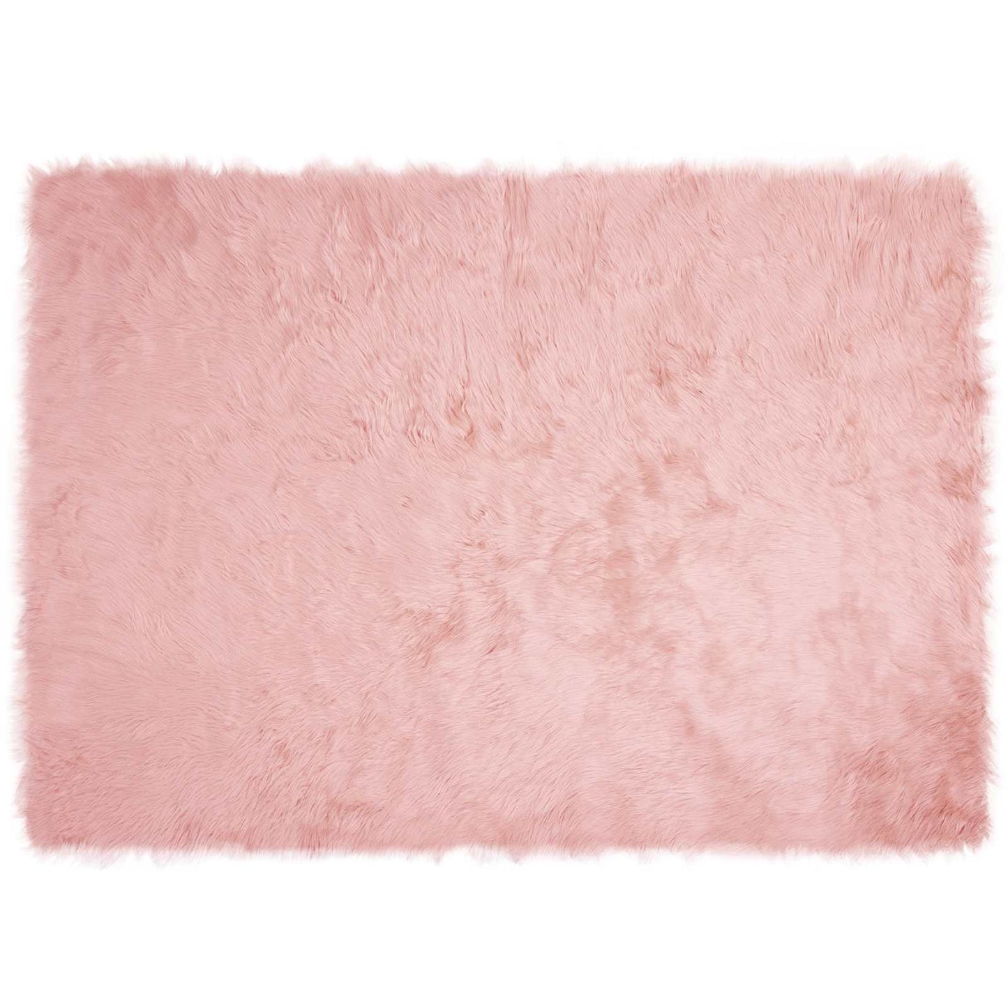 Vidaxx tappeto in finta pelle di pecora tafalla rosa 120 x 170 cm poliestere