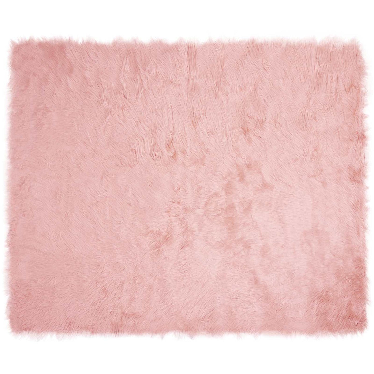 VidaXL tappeto in finta pelle di pecora tafalla rosa 200 x 280 cm in poliestere