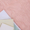 VidaXL tappeto in finta pelle di pecora tafalla rosa 240 x 340 cm poliestere