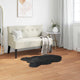 Vidaxl nep schapenvacht tapijt tafalla zwart 60 x 90 cm polyester