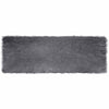 Vidaxl nep schapenvacht tapijt tafalla antraciet 80 x 250 cm polyester