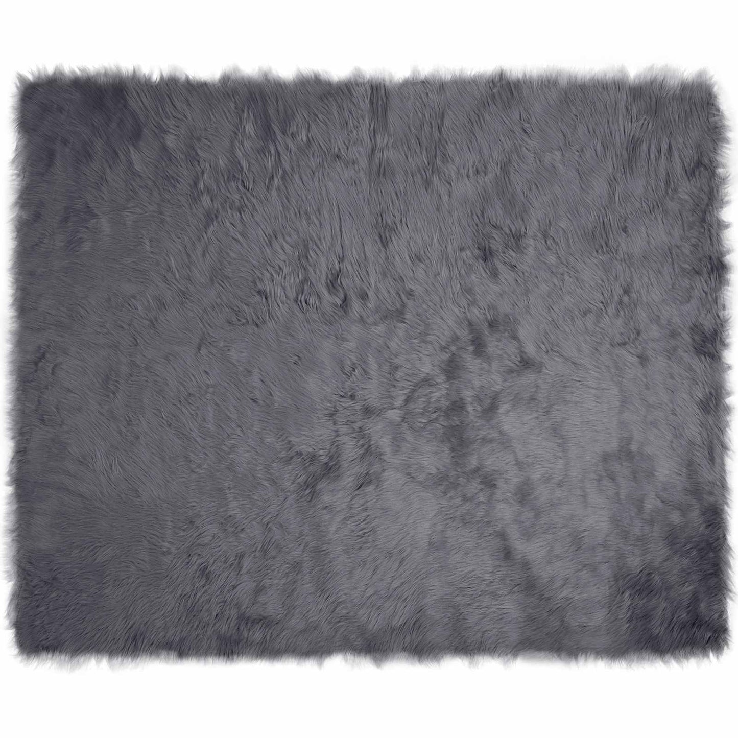 Vidaxl nep schapenvacht tapijt tafalla antraciet 200 x 280 cm