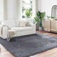Vidaxl nep schapenvacht tapijt tafalla antraciet 240 x 240 cm