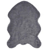 Vidaxl nep schapenvacht tapijt tafalla antraciet 50 x 80 cm polyester