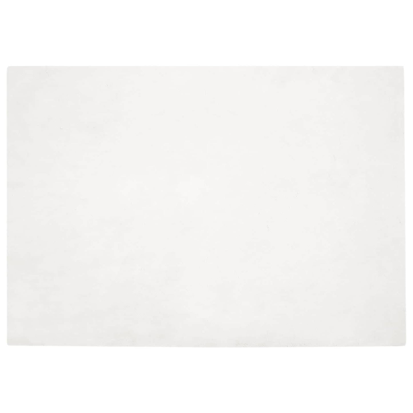 Vidaxl nep konijnenbont tapijt olite wit 120 x 170 cm polyester