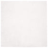 Vidaxl nep konijnenbont tapijt olite wit 160 x 160 cm polyester