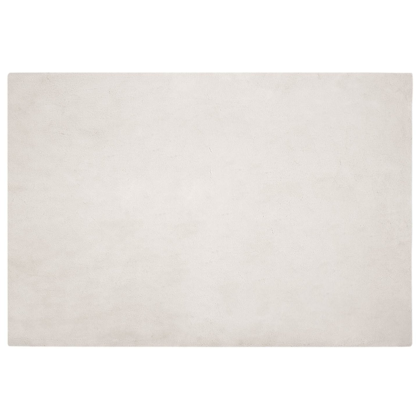 Vidaxl nep konijnenbont tapijt olite beige 160 x 230 cm polyester