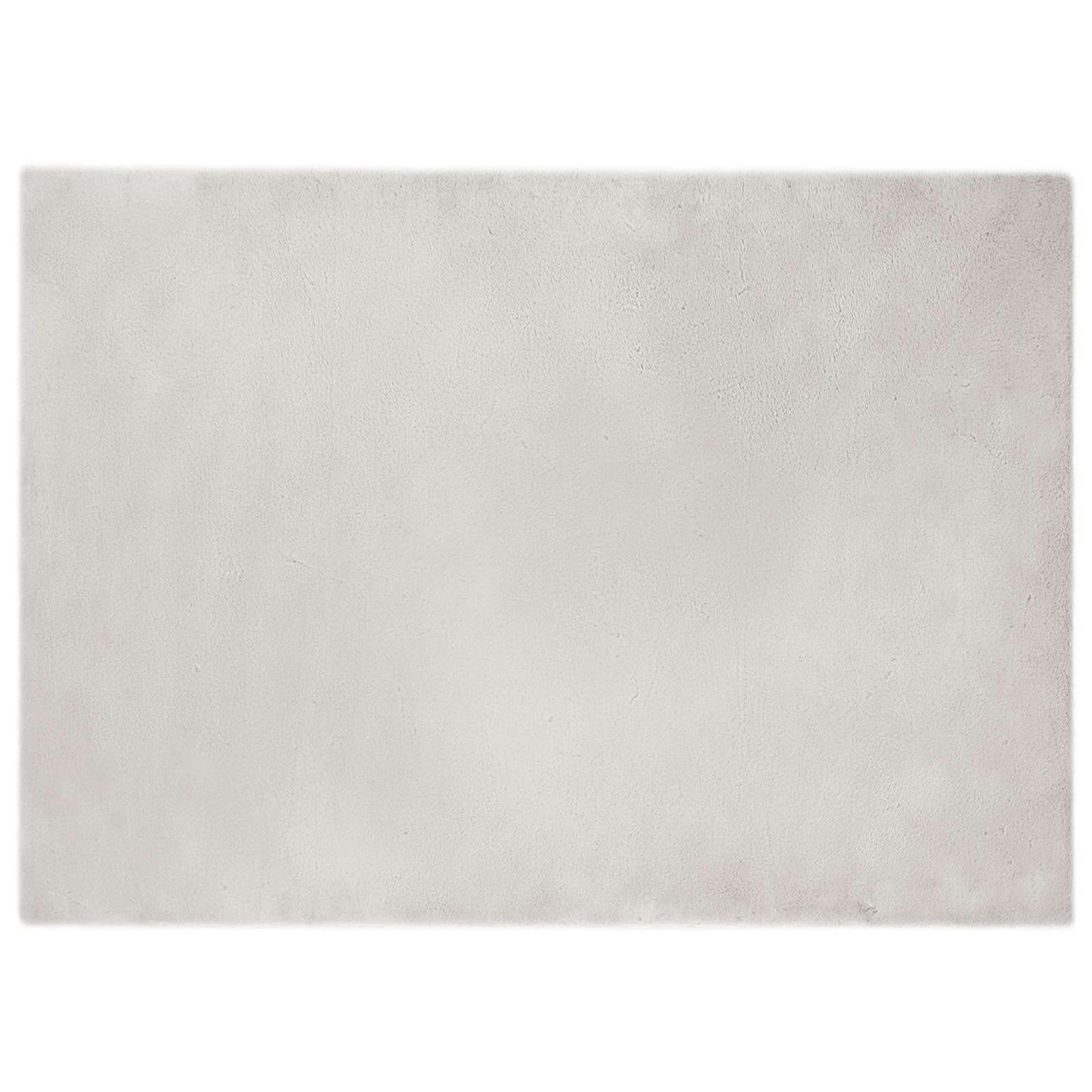 Vidaxl nep konijnenbont tapijt olite beige 200 x 280 cm polyester