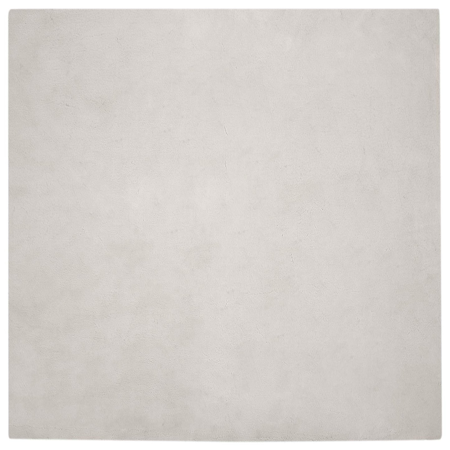 Vidaxl nep konijnenbont tapijt olite beige 200 x 200 cm polyester