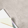 Vidaxl nep konijnenbont tapijt olite beige ø 160 cm polyester