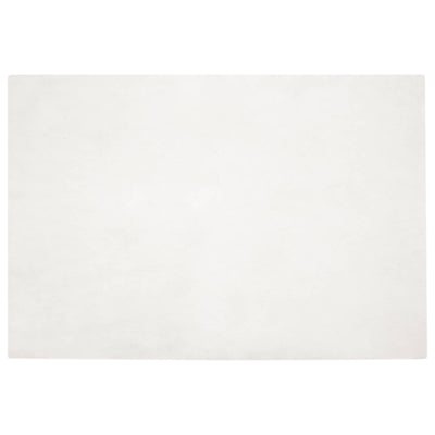 VidaXL alfombra de piel sintética de conejo crema oilte 120 x 170 cm poliéster