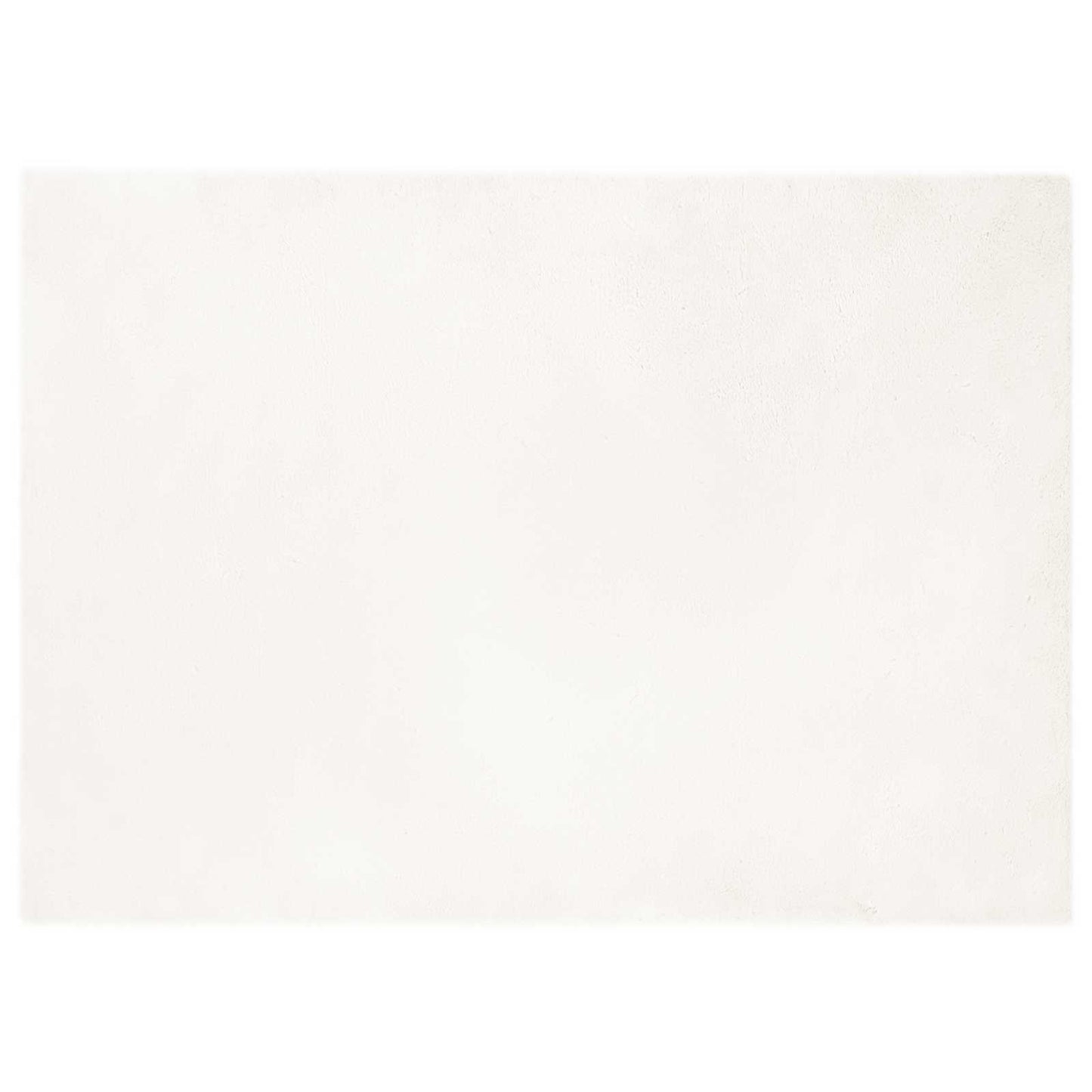 Vidaxl nep konijnenbont tapijt olite crème 240 x 340 cm polyester