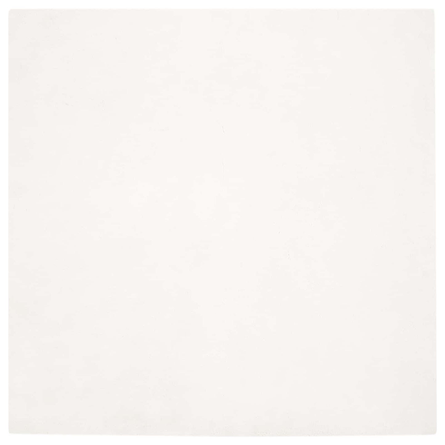 Vidaxl nep konijnenbont tapijt olite crème 200 x 200 cm polyester