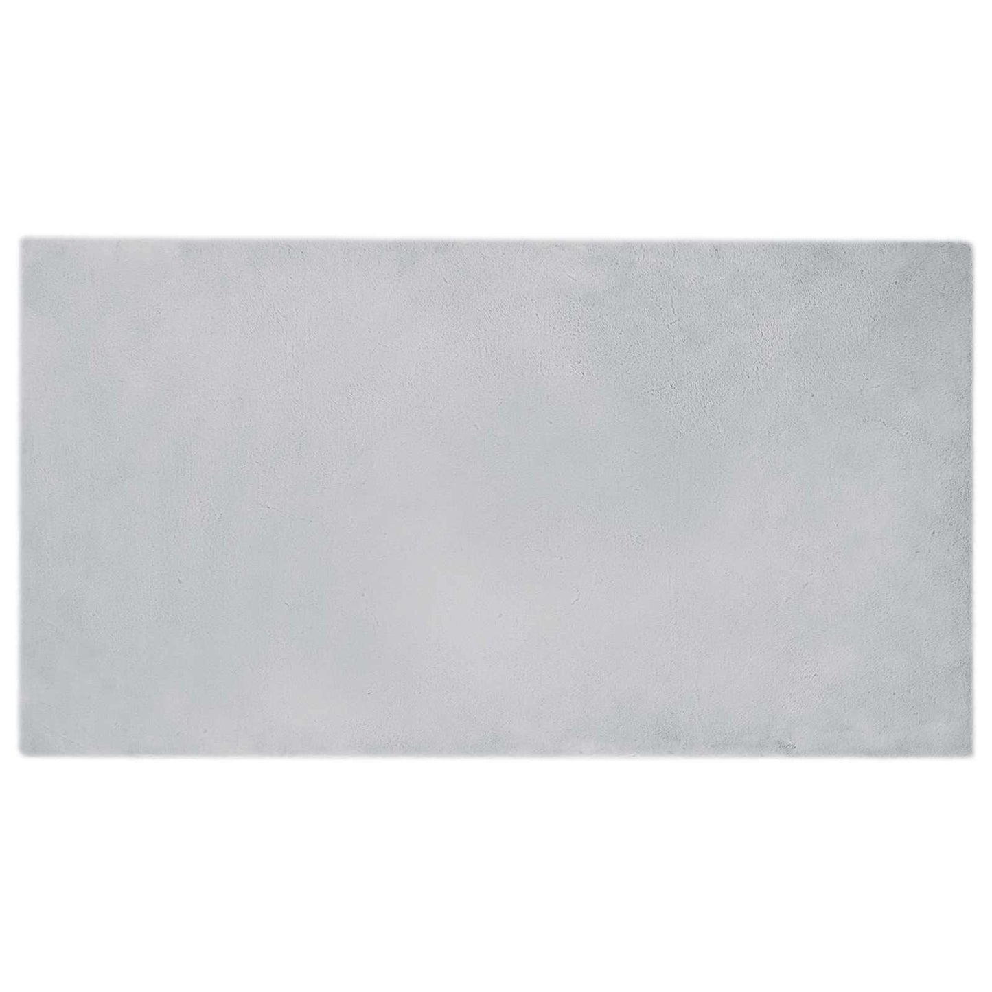 Vidaxl nep konijnenbont tapijt olite grijs 80 x 150 cm polyester