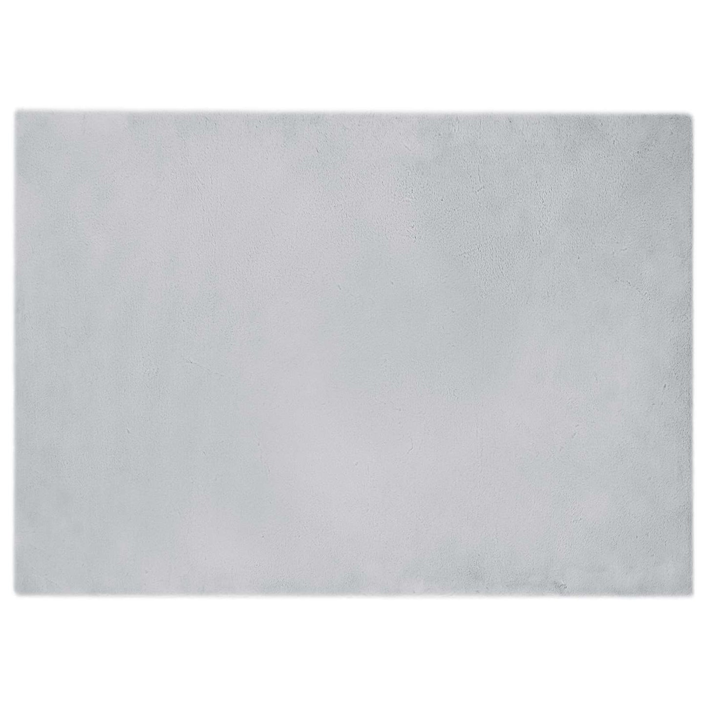 Vidaxl nep konijnenbont tapijt olite grijs 200 x 280 cm polyester