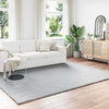 Vidaxl nep konijnenbont tapijt olite grijs 240 x 340 cm polyester