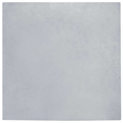 VidaXL alfombra de piel sintética de conejo gris oilte 200 x 200 cm poliéster