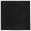 Vidaxl nep konijnenbont tapijt olite zwart 240 x 240 cm polyester