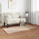 Vidaxl nep konijnenbont tapijt olite taupe 80 x 150 cm polyester