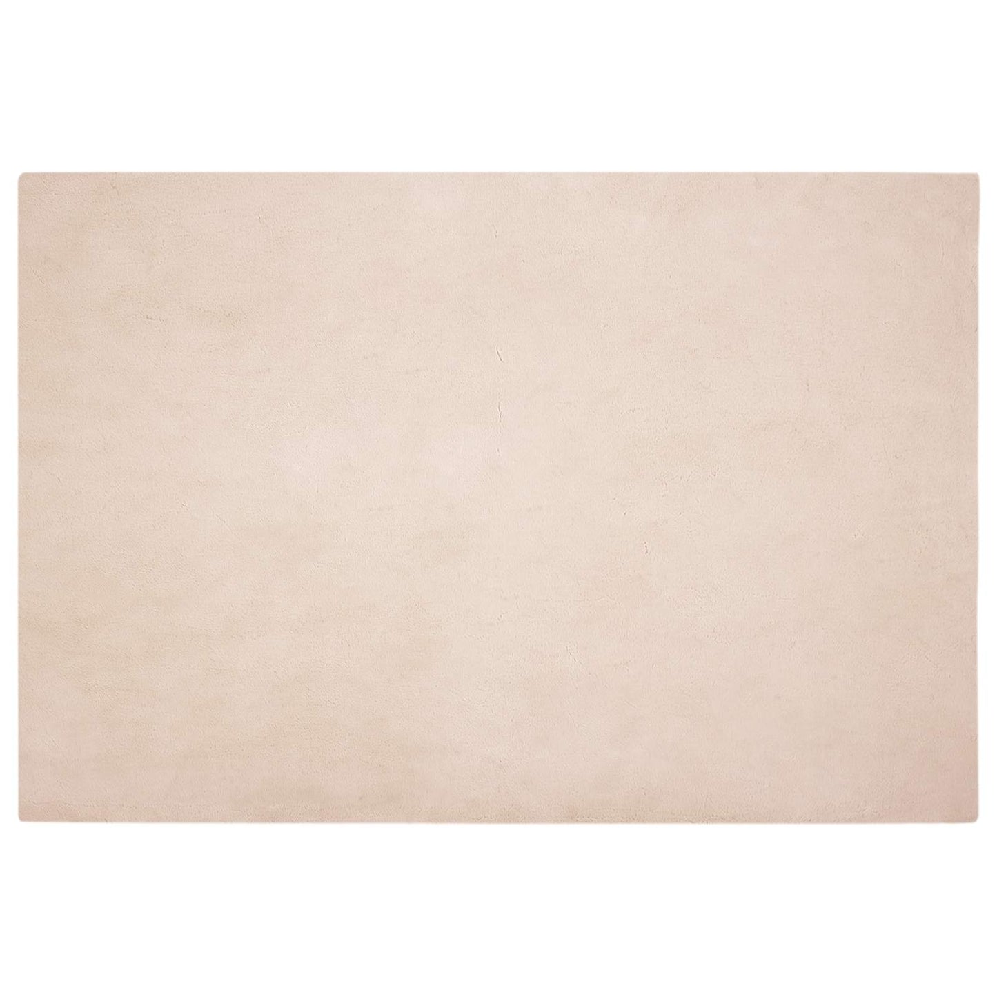 Vidaxl nep konijnenbont tapijt olite taupe 140 x 200 cm polyester