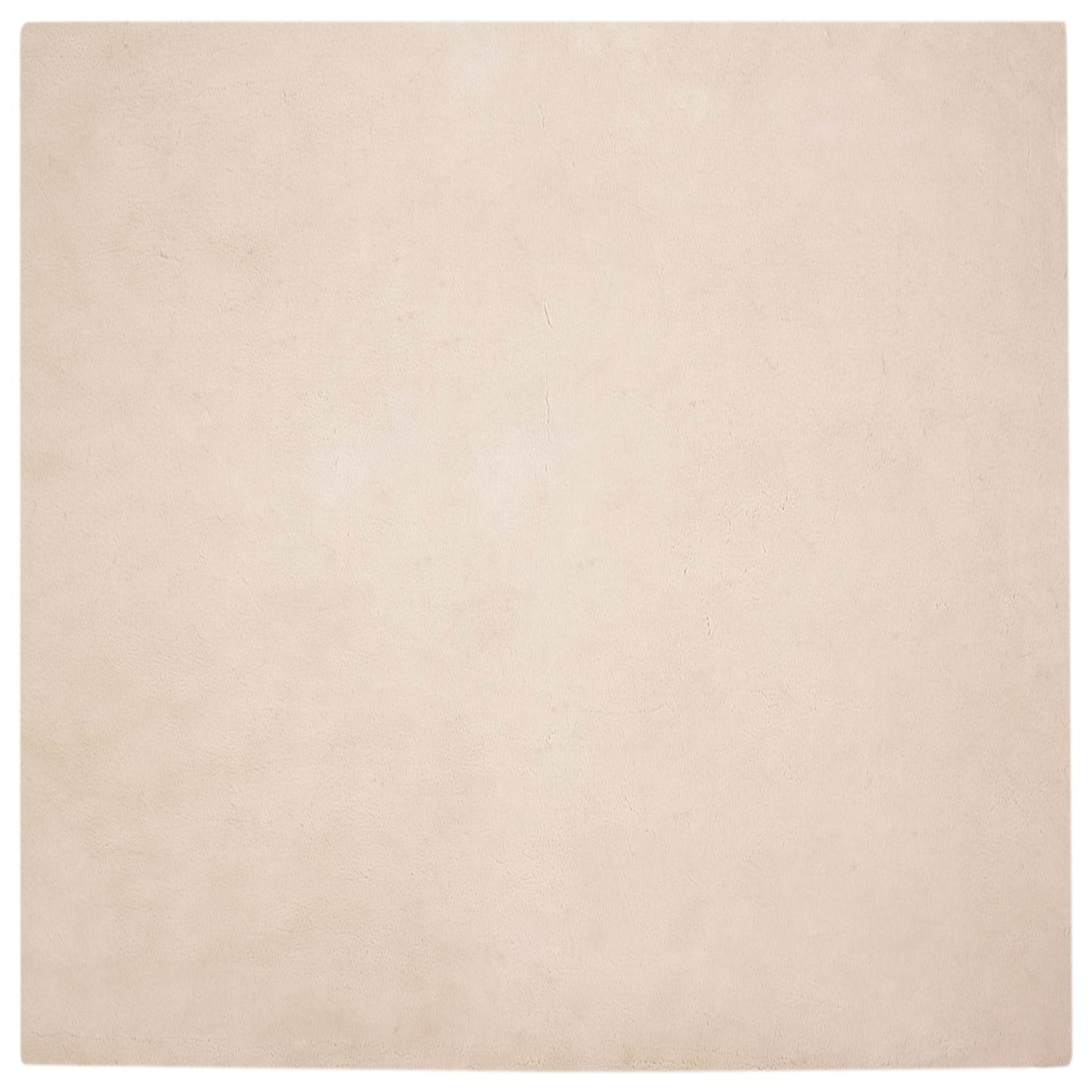 Vidaxl nep konijnenbont tapijt olite taupe 160 x 160 cm polyester