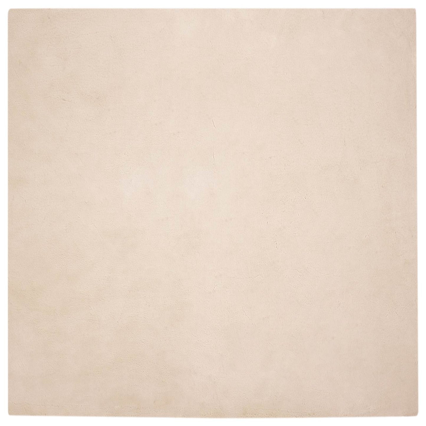 Vidaxl nep konijnenbont tapijt olite taupe 200 x 200 cm polyester