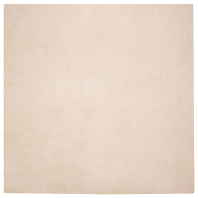 Vidaxl nep konijnenbont tapijt olite taupe 240 x 240 cm polyester