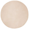 Vidaxl nep konijnenbont tapijt olite taupe ø 200 cm polyester
