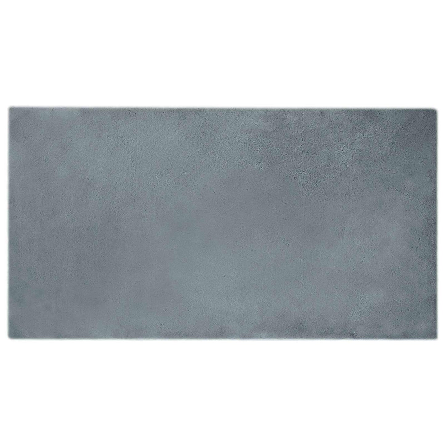 Vidaxl nep konijnenbont tapijt olite antraciet 80 x 150 cm polyester