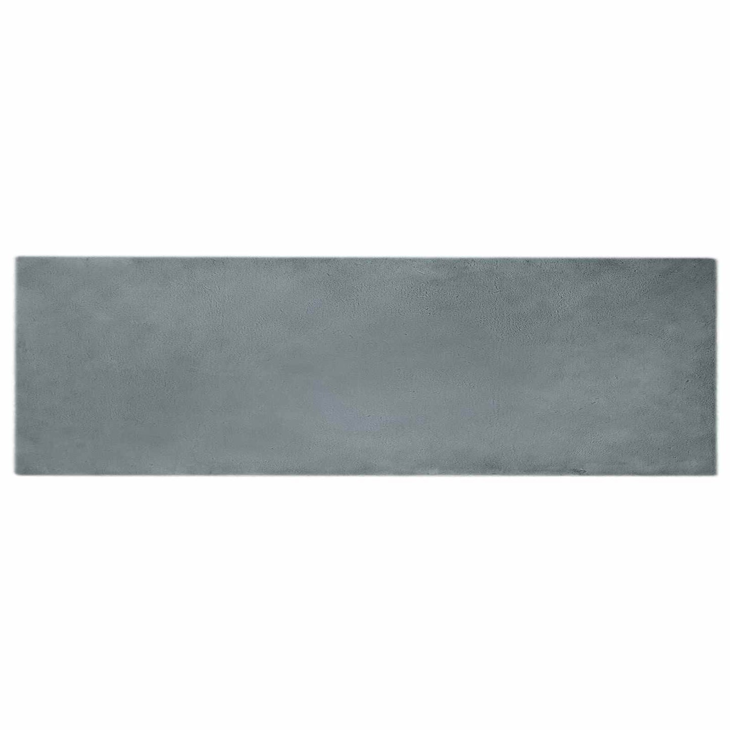 Vidaxl nep konijnenbont tapijt olite antraciet 80 x 250 cm polyester