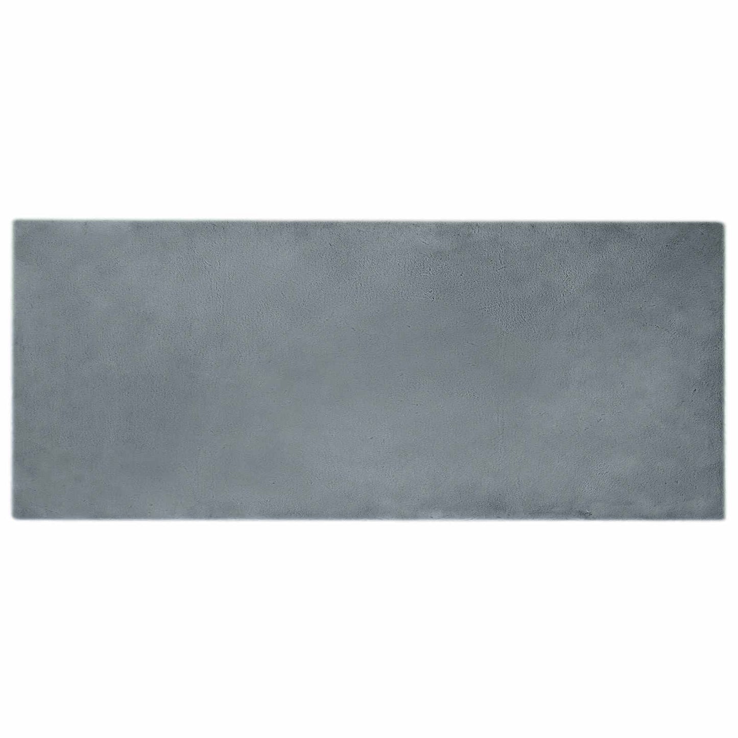 Vidaxl nep konijnenbont tapijt olite antraciet 100 x 200 cm polyester