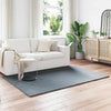 Vidaxl nep konijnenbont tapijt olite antraciet 120 x 170 cm polyester