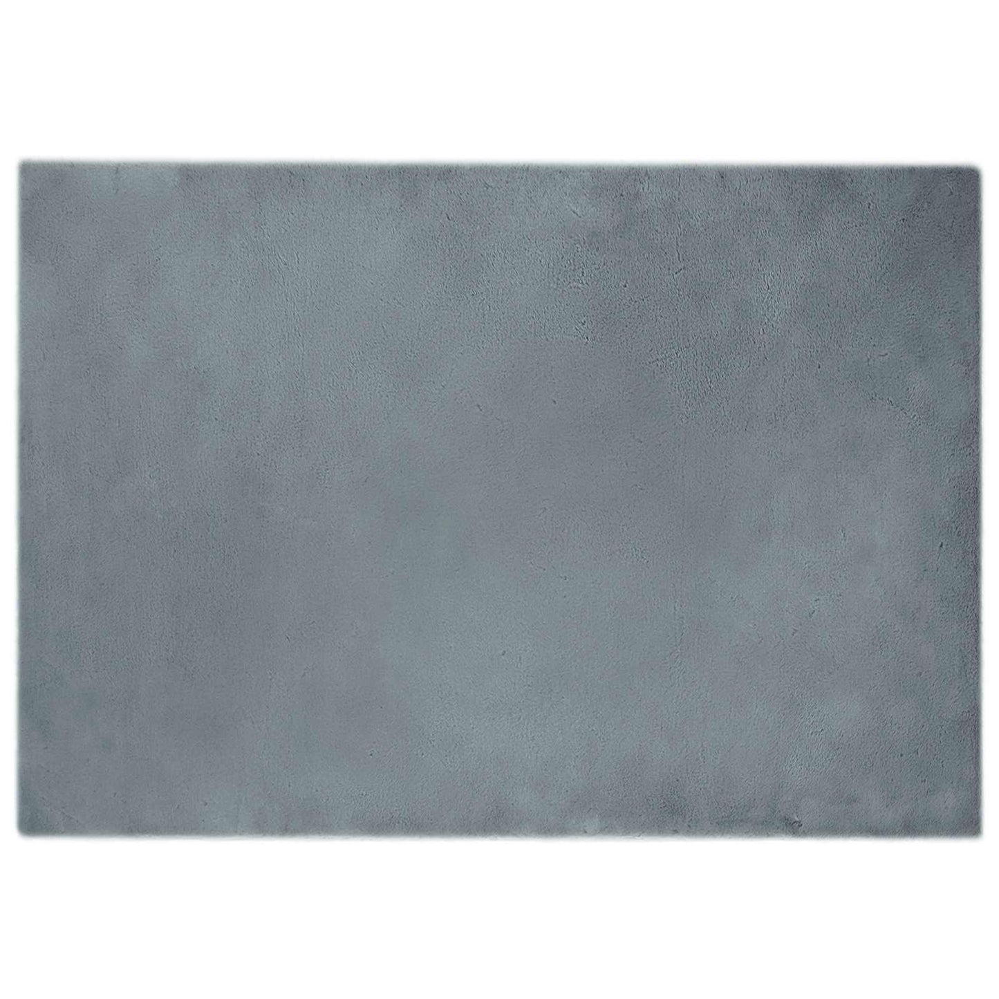 Vidaxl nep konijnenbont tapijt olite antraciet 160 x 230 cm polyester