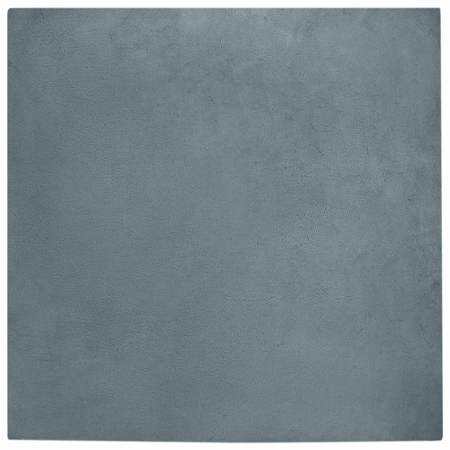 Vidaxl nep konijnenbont tapijt olite antraciet 160 x 160 cm polyester