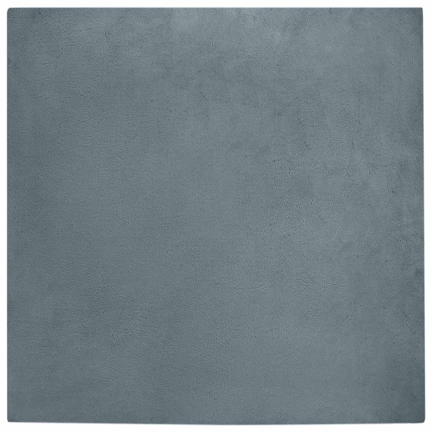 Vidaxl nep konijnenbont tapijt olite antraciet 240 x 240 cm polyester