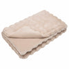 Vidaxl neppels konijnenbont deken olite beige 240 x 270 cm polyester