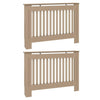Copritermosifone Vidaxxl 2 pezzi marrone 112 x 19 x 81,5 cm in MDF