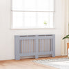 Copriradiatore Vidaxxl 2 pezzi grigio 152 x 19 x 81,5 cm in MDF