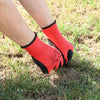 Vidaxl werkhandschoenen 24 pcs rood en zwart 7 s latexcoating