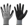 Vidaxl werkhandschoenen 24 pcs grijs en zwart 10 xl polyester