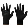 Vidaxl werkhandschoenen 12 pcs zwart 8 m polyester