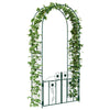 Arco da giardino Vidaxxl con serratura verde 102 x 50 x 218 cm